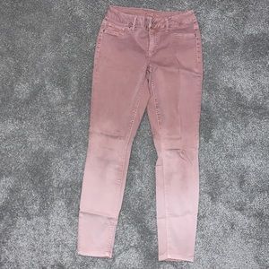 Pink faded pants
